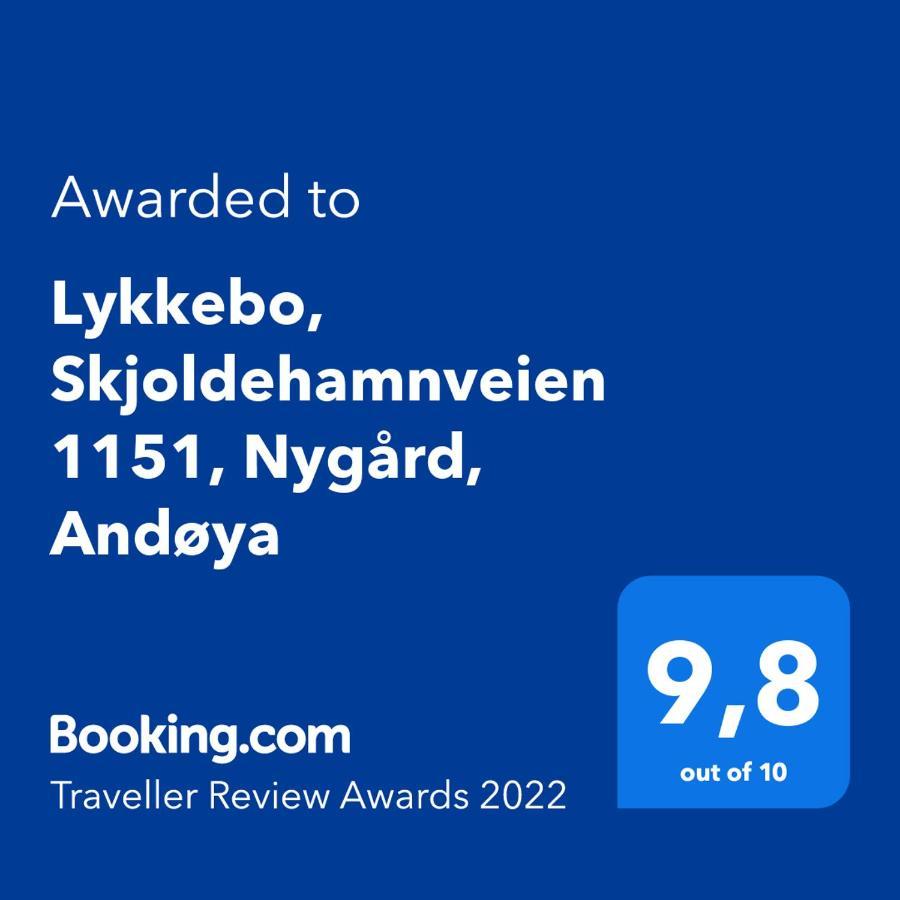 Вилла Lykkebo, Skjoldehamnveien 1151, Nygard, Andoy Risoyhamn Экстерьер фото